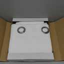 BONZER Outdoor Curtains for Patio Waterproof Thick Privacy Grommet Light Filtering Outside Curtains for Porch Pergola Gazebo Deck, 1 Panel, 54W x 120L inch, White