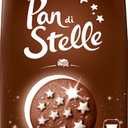 Mulino Bianco Pan di Stelle 12.35oz (350g)  Authentic Italian Cocoa Cookies with Chocolate and Sugar Stars  Perfect Snack or Coffee Companion  Made with Natural Ingredients