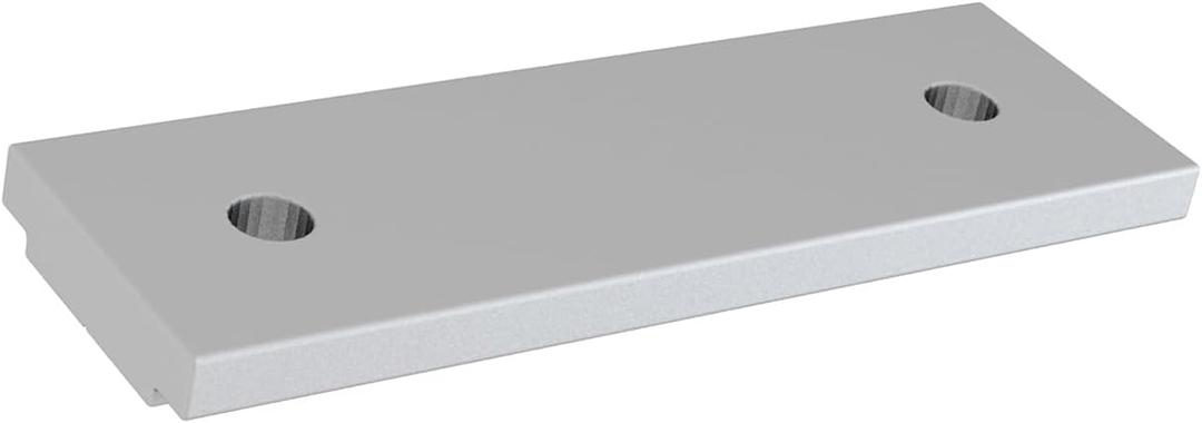 JUBEST Silver Bypass Sliding Door Hardware Adapter