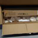 Delamu Cord Hider, 157in Wire Covers for Cords on Wall, Premium Cable Hider Cord Covers for Wires, Cable Management Wire Hiders for TV, Cable Raceway Kit, W0.95 H0.55in, White