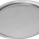 Pizza Pan - 14 Inch Nonstick Pizza Pan for Oven with Widen Handles for Cooking, Baking, and Grilling - Durable, Even Heating, Long-Lasting Kitchen Cookware (1, Grey) (Gray)