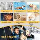 Dog Ear Muffs for Noise Protection - Anti-Anxiety Relief Calming Hoodie, ThunderShirt Alternative for Thunder & Fireworks, Water-Resistant & Warm Winter Dog Headwrap (Small)
