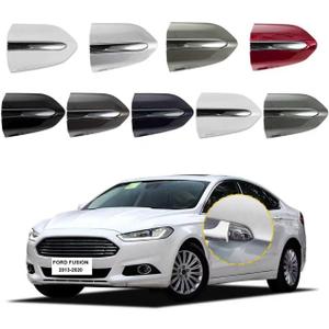 Car Exterior Door Handle Key Hole Trim Cover CapCompatible with Ford Fusion 2013 2014 2015 2016 2017 2018 2019 2020 DS7Z 54218A15-DC Door Handle Accessories Lock Cap Black with Electroplating