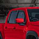 Voron Glass in-Channel Extra Durable Rain Guards for Nissan Frontier 2022-2026 Crew Cab, Window Deflectors, Vent Window Visors, 4 Pieces - 200457
