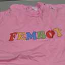 Femboy Rainbow Aesthetic Sissy T-Shirt, Size: L