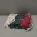 Vinsot 12 Pcs 12 Set Christmas Stockings Christmas Cable Knitted Stockings Decoration for Fireplace Xmas Family Holiday Party (Wine,Ivory,Green) (18 Inch)