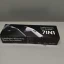 Leebein Electric Spin Scrubber, 2025 New Cordless Cleaning Brush Bathroom Scrubber, IPX7 Waterproof Shower Scrubber with 7 Brush Heads, Extendable Long Handle and 2 Speeds Scrubber for Bathtub Floor (Black)