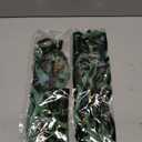 24 Pcs Green Velvet Bows for Christmas Tree, Elegant Dark Green Velvet Christmas Ornaments, 5x7 Inch Pre-Tied Ribbon Bows for Wreaths, Gifts & Holiday Dcor (3/8")