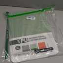 Gintan Flexible TPU Cutting Board with Knife and Juice Groove, BPA Free Flexible Chopping Boards for Kitchen Dishwasher Safe Easy Grip Handle(L+M+S-Green)