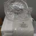 28" Tall Farmhouse Table Lamps Set of 2 with USB C+A Ports and AC Outlet, 3 Way Touch Control Rustic Bedside Lamp for Bedroom, Beige Vintage Nightstand Lamp for Living Room Office