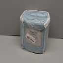 WINLIFE 100% Cotton Quilted Pillow Sham Floral Printed Pillow Cover (King, Aqua Blue)