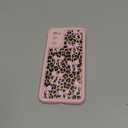 Aesthetics Cheetah Leopard Print Pink Bow Phone Case for Samsung Galaxy S20 FE 5G Case Raised Camera Protection Soft Silicone Slim TPU Funda Phone Cover for Samsung S20 FE 6.5 Inch