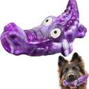 Dog Toys for Aggressive Chewers, Indestructible Chew Toys for Dogs, Crocodile Dog Toy,Dog Toys for Medium/Large Breed,Tough Bones for Teeth Cleaning and Training