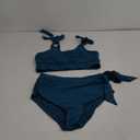 Two Piece High Waisted Swimsuits - Women Tummy Control Bikini Modest Bathing Suit 2PC 2025 (Large, Teal)