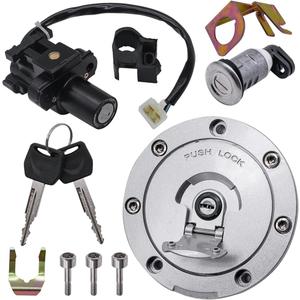 Ignition Switch Lock Fuel Gas Cap Seat Lock Key Set for Honda CBR600F4i CBR1000RR CBR1100XX CBR600RR CBR900RR CBR929RR CBR954RR