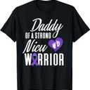 Prematurity Awareness Daddy Nicu Warrior Preemie Dad T-Shirt, XL