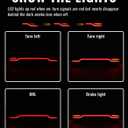 LED King Tour Pack Tail Light, 3 in1 LED Trunk Running Brake Turn Tail Lamp for Harley Touring Road Glide Street Glide Electra Glide Ultra Limited 2014-2025 Accessories
