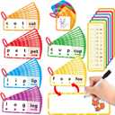 CVC Word Games, Flash Cards, Phonics and Speech Therapy Toys for Toddlers and Kids - Learn to Read, Spelling and Reading Learning Activities - Kindergarten Preschool Educational Toy