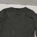 Trendy Queen Womens Long Sleeve Crop Tops Basic Slim Fitted Shirts Spring Fashion Outfits 2026 Teen Girl Clothes (X-Small, Black)