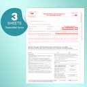 1099 NEC Forms 2025 with Envelopes, 25 Recipients 2025 1099 NEC Tax Forms, 4 Part Kit, Compatible with Accounting, 25 Self Seal Envelopes, Includes 3 1096 Forms