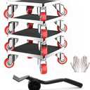 Heavy Duty Furniture Movers with 360° Sliders, 3000 lb Capacity, Furniture Lifter Jacks Tool Set, Non-Slip Gloves