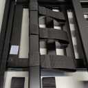 Tacomany Fully Assembled Luggage Rack with Shelf for Suitcase for Bedroom (Pack of 2, Black), ‎24 x 16 x 24 inches