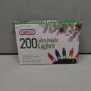 PREXTEX Christmas String Lights with Green Wire - 100 Count, 20 Ft Multicolored Christmas Tree Lights for Xmas Decorations Indoor and Outdoor - Incandescent String Light for Patios, Fences, Holidays