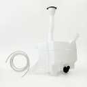 85315-06220 Washer Reservoir Tank Fit for Toyota Camry Avalon 2012-2017 (Without Sensor Holes)