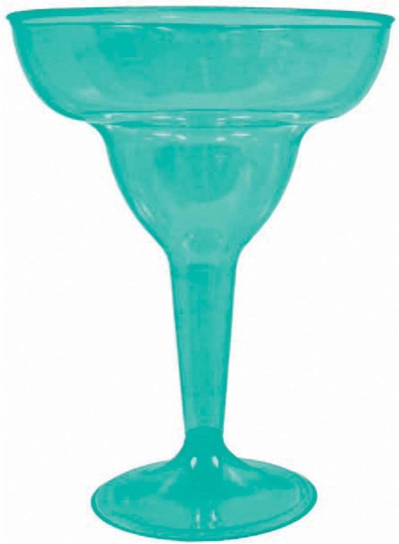 Colorful & Stylish Fiesta Margarita Glasses - 11 oz. (Set of 20) - Stylish Drinkware For Parties & Events, 20 Count