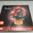 LEGO Icons Poinsettia Building Sets for Adults - Artificial Flowers for Decoration - Festive Holiday Flowers for Table Centerpiece - 10370