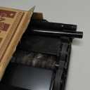 Eyliden Carpet Sweeper, Mini Size Lightweight Hand Push - No Noise, Non-Electric, Easy Manual Sweeping Only for Carpet Cleaning (Black)