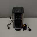 Hot & Iced Coffee Maker with Bold Setting, Single Serve Coffee Maker for K Cup and Grounds, 6-14 Oz Brew Sizes, 50 Oz Removable Water Tank, One Cup Coffee Machine with Reusable Filter, Black