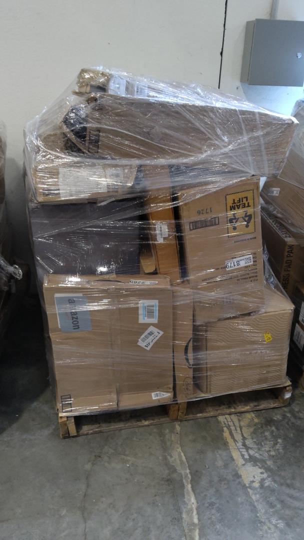 Pallets of mixed items condition mostly new