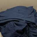 Amazon Basics Lightweight Super Soft Easy Care Breathable Microfiber 4 Piece Bed Sheet Set with 14-Inch Deep Pockets, King, Navy Blue, Solid