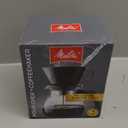 Melitta Pour-Over Coffee Brewer W/ Glass Carafe, Holds 6 - 6 Oz Cups, Black