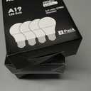 3 x A19 LED Light Bulbs,Soft White 2700K,60 Watt Equivalent,4-Packs