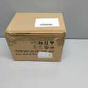 Hollyone Hydrangea Artificial Flowers with Vase White Silk Fake Flowers Arrangements in Glass Vase with Faux Water for Home Bathroom Office Table Centerpiece Shelf Decorations