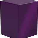 Ultimate Guard Boulder Solid 100+, Deck Case for 100 Double-Sleeved TCG Cards, Purple, Secure & Durable Storage for Trading Card Games, No Transparency