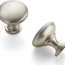 Ravinte 20 Pack Brushed Nickel Round Zinc Cabinet Knobs for Kitchen Bathroom Closet Dresser Cabinets