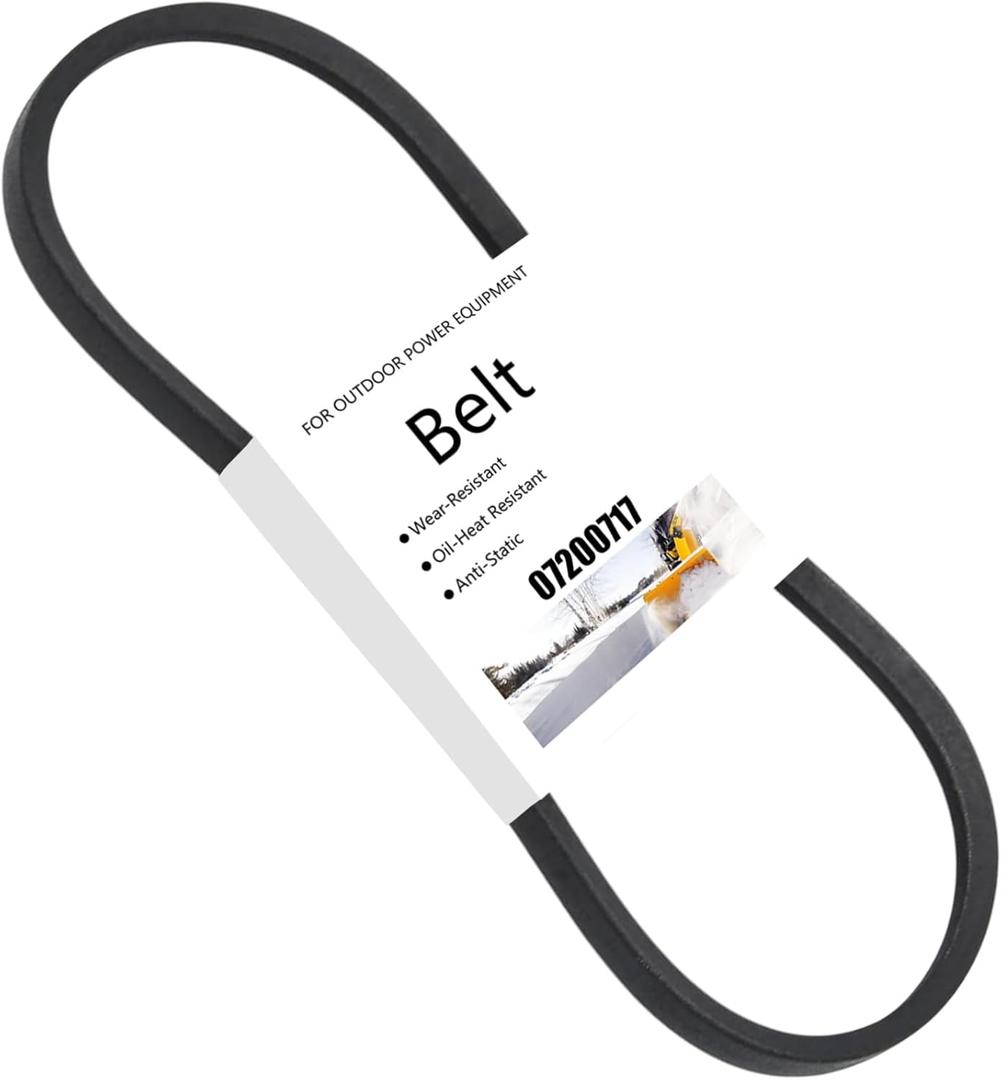 07200717 Snow Blower Auger Traction V-Belt for Ariens 921019 921020 921305 921306 921307 921312 921029 921032 921037 921038 Snow Blowers, Replaces 07200522 3L Raw Edge Belt(07200717)