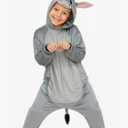 Kids Hooded Animal Costume - Unisex Halloween Dress-Up Outfit & Cosplay Playwear for Boys & Girls XL