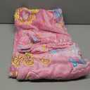 BORORO Glow in The Dark Princess Blanket for Girls Easter, Princess Castle Gifts Toys for Girls, Pink Throw Blanket for Couch Bed Room Decor, Soft Fleece Plush Bedding for Kids Toddlers 50" x60