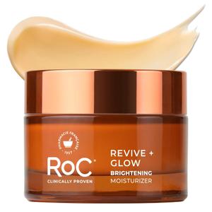 RoC Multi Correxion Revive + Glow 10% Vitamin C Moisturizer for Face, Anti-Aging Gel Cream, Instant Glow, Hypo-Allegenic, Oil-Free, 1.7 Ounces
