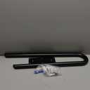 28 Inch Stainless Steel Handrail for 1-5 Steps - 1.25" Tube, ZUEXT U Shaped Oil Rubbed Black Safety Grab Bar for Stairs,Wall Mounted Hand Railing for Outdoor Garage Entry Interior Exterior Stairway