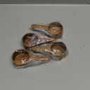 40 ml 4 Pack Acacia Wood Coffee Scoops, Small Wooden Coffee Spoons for Jars and Containers, Set of 4 Tablespoon Bean Scoop, Cute Coffee Beans Measuring Scoop for Cooking, Bath Salt.