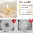 Relaxing Gifts for Women Men, Funny Calm Down Candles for Anxiety, Stress Relief Gift for Friend, Bestie, Boss, Coworker, Thinking of You Candle for Birthday, Retirement - Burn Problems Away