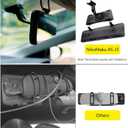NikoMaku Mirror Dash Cam with Detached Front Camera OEM Design 11 Full Touch Screen Rear View Mirror Camera with 2K Rear Camera for Cars, HDR, Night Vision, Parking Assistance AS-J3