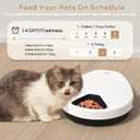 UBPET Automatic Cat Feeder Wet Food, 2025 Upgraded Refrigerated Auto Cat Feeder with Semiconductor Cooling, 4 Days Freshness 5 Meals, Pet Food Dispenser for Cats and Small Dogs, Easy to Clean