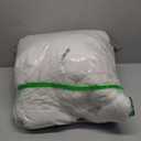 Heated Blanket Full Size with 1/2/4/6/8 Hours Auto-Off 10 Heat Level, 62'' * 84'' Cozy Faux Rabbit Fur Bubble Electric Blanket with Overheat Protection(White)