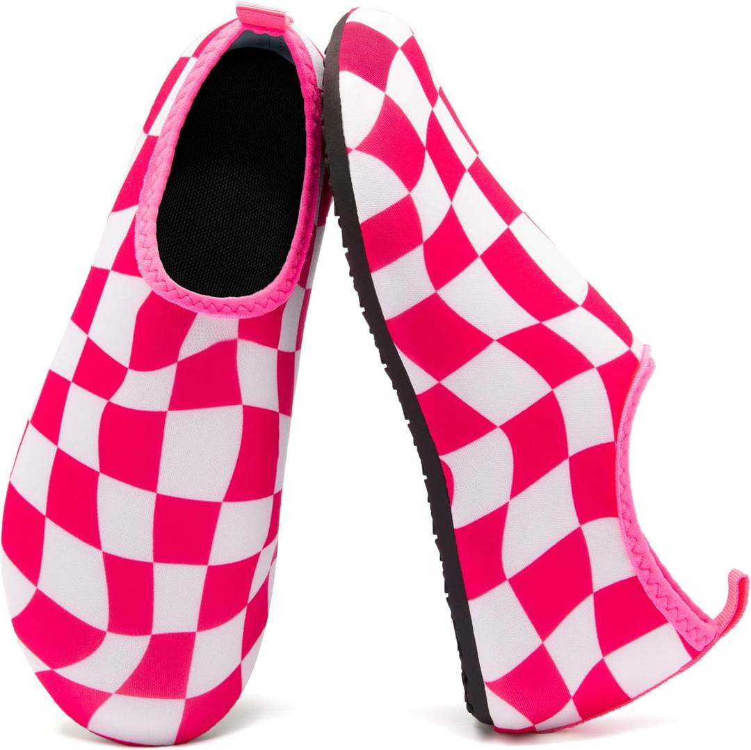 Metog Men Women Water Shoes Quick-Dry Aqua Socks Barefoot Slip-on for Beach Swim Sport Surf Yoga Exercise (XL)